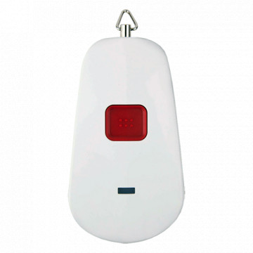 Home8 Panic Button - Self -insatable by QR code - Wireless 433 MHz - Range 15 m Inland - IP54 Waterproof - Suitable for elderly people