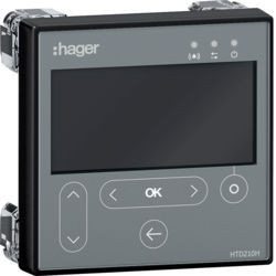 HTD210H - Ecrã de controlo e visu. h3+ Energy HAGER EAN:3250613111519