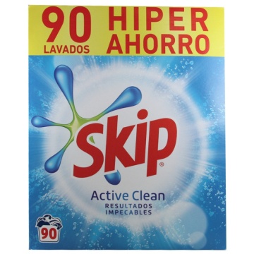 Hygiene und Reinigung - RN -3796 - Waschmittel PO Skip 90 Dosen aktiv sauber