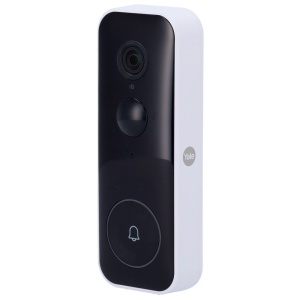 Intelligente WLAN-Video-Türklingel – 1080-Auflösung, Full-HD-Breitbild – Zwei-Wege-Audio – Bewegungs- und Personenerkennung – Flash-Speicher | Akku 6500 mAh - Yale Home APP | Außen IP65