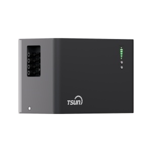 Inversor monofásico tudo em um TSUN. - Potencia 2000W - Bateria LiFePO4 2048Wh - Inversor, carregador e regulador - Expansível até 10KWh - Para soluções On-Grid, Off-Grid e SAI