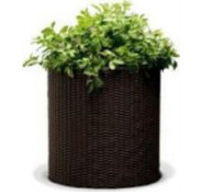 Keter 223744 half Rattan pot round base