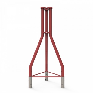Lanço Superior Torre 450XL GQ+Vermelho 1m (Ømáx mastro 62mm)