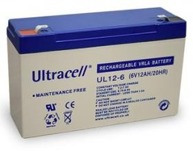 Lead battery 6V 12Ah (150 x 50 x 95 mm) - Ultracell