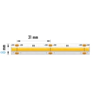 LED TAPE ECOB 15W 24V 2700K IP20 5MT