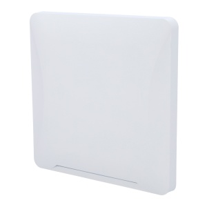 Leitor de acesso - Acesso por etiqueta UHF - Indicador LED e acústico - Wiegand 26/34 | Alcance 10 metros - Compatível com equipamentos Akuvox e de terceiros - Apto para exterior IP66