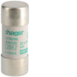 LF520m - Fuse 22x58 AM 20A 690V HAGER EAN: 3250614062261
