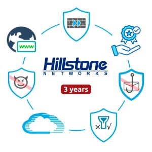 Licença Hillstone para distribuidores A3000-D - 3 anos (36 meses de licença - Serviço Premium Hillstone - Licença eletrónica - Atualizações durante 36 meses - Ativa o serviço para 1 equipamento por 3 anos