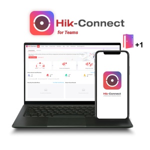Licença na nuvem Hik-Connect Teams - 1 porta adicional de controlo de acesso - Ativa utilizadores ilimitados - Utilizadores, horários e grupos de acesso - Pagamento anual | Preço por porta/ano - Acumulável com HC-AC&TA/1Door/1Y