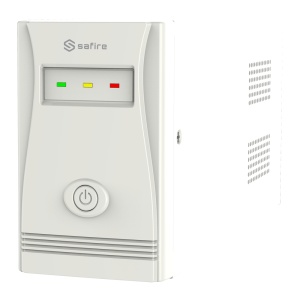Ligne - UPS à phase unique interactive - alimentation 600VA / 360W - Entrée 220 ~ 230 VAC / Sortie 220 ~ 230 VAC - Temps de recharge 6 ~ 8 H - Plage de fréquence d'entrée 50/60 Hz - 12v / 7AH Batterie
