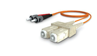 LM -020D6SCPSTP - Patch cordon Cordon SC - ST MM 62.5 / 125 Duplex 2M LSZH Lightmax