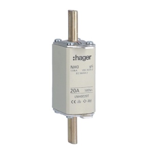 LNH0020T - NH0 GG 20A 500V knife fuse