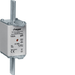 LNH2160M - NH2C GG Knife Fuse 160a 500V HAGER EAN: 3250614120978