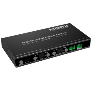 Matriz de sinal HDMI IP - Permite NxM - Resolução 4K - Inclui 1 recetor