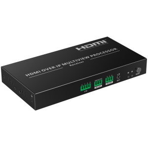 Matriz de sinal HDMI IP - Permite NxM - Resolução 4K - Inclui 1 Recetor multiview