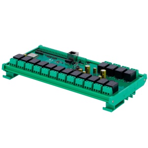 Module d'acquisition et de contrôle des données - 16 entrées numériques. / 16 Sorties de relais (NA / NF) - Protocoles: Modbus / TCP, TCP / IP, UDP, HTTP, ... - Serveur Web intégré - 1 Port Ethernet 10/100 Base -TX, 1 Port WiFi - Carril