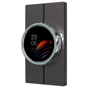 Monitor de domótica Android 10.0 - Pantalla TFT de 2,1" | Aplicaciones de terceros - Audio bidireccional | Videoportero - TCP/IP, PoE, Wi-Fi, Bluetooth, ZigBee, SIP - Sensores ambientales - Conexión a la nube | 4 botones físicos