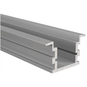 Moors PFD5741 - Alum Profile. Pavement 34x20x2000mm Anodized Mouros 1un