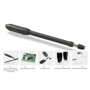 MOTORLINE Equipo PUMA400-24V-1BR - AUTOMATISMOS PARA PORTÕES DE BATENTE
