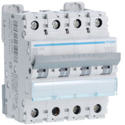 NEN410 - Disjuntor 4P 10A B 6/10kA 4M HAGER EAN:3250614619977