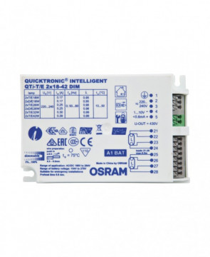 Osram Ledvance - 4008321060846 - ECG QTI -T/E 2x18-42 DIM 90 W