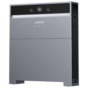 Pack Inversor + Bateria Anker Solix - Inversor ASOX-H8K Trifásico - Potencia 8000W - 2 Entradas MPPT - Bateria ASOX-X1-B5 5000Wh - Diferentes modos de funcionamento