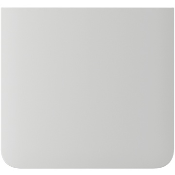 Panel táctil a um cambiar de luz vertical - Compatibilidad AJ-LIGHTCORE-1G-VERT / -2W-VERT - Retroiliminación LED - Panel de tocar lado sin contacto - Color blanco - Ajax - Enchufe Lateral Vertical