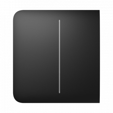 Panneau tactile pour un double interrupteur d'éclairage - Compatible avec AJ -lightcore -23G - CONDITEUR LED - Panneau tactile latéral - Couleur noire - Ajax - LightSwitch Sidebutton