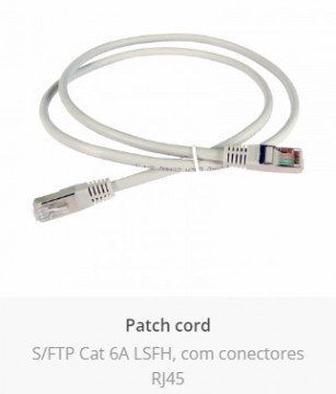 Parche Cable RJ45 S/Ftp Gato 6A Cu LSFH 2m Gris (Beca B0)