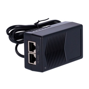 Passiver PoE-Injektor – RJ45-Eingang/Ausgang 10/100 Mbit/s – Leistung 15 W – maximale Entfernung 100 m – Geschwindigkeit 100 m – stabilisiert und geschützt