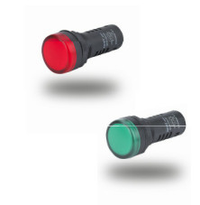 PILOTO COMPACTO PLÁSTICO LED (AMARELO) 230VCA