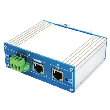 PoE-Splitter – Für IP-Kameras ohne PoE – RJ45-Eingang (PoE) / RJ45-Ausgang und Buchse – Geschwindigkeit 10/100/1000 Mbit/s – Maximale Leistung 60 W / DC 12 V / 2 A – PoE IEEE802.3af/PoE IEEE802.3at/PoE IEEE802.3bt