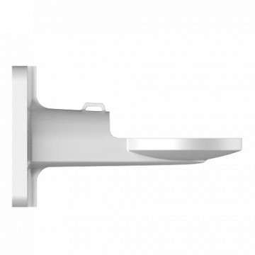 Prise en charge du mur - pour les chambres de positionnement - aluminium - couleur blanche - charge maximale 30 kg - cheville de câble