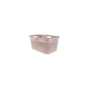 PURE LAUNDRY BASKET 47L-PINK -STD