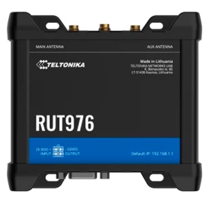 Router industrial 5G RedCap e 4G LTE Cat 4 - Interfaces seriais RS232 e RS485 integradas - Resiliência com Dual SIM e suporte para eSIM - Posicionamento GNSS (GPS, GLONASS, etc.) - Entradas/saídas digitais e analógicas - Ranhura Micro SD interna de até 2