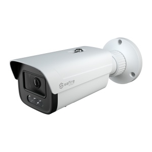 Safire Smart câmara Bullet IP gama E1 com AI-ISP - Sensor 1/1.8" grande abertura F1.0 Night Color X - Resolução 4 Mpx (2688×1520) | MicroSD - Lente 2.8 mm | Microfone incorporado | LED 30m - IA: Classificação de humanos e veículos | Contagem - Grau de pro