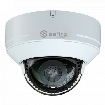 Safre Smart - Dome IP Chamber GAMA I1 AI Advanced - Résolution 4 Megapixel (2592x1520) - 2,8 mm Lens | Audio et alarmes | IR 30M - AI avancé: périmètre, facial, comptage, métadonnées - imperméabilisation IP67 & amp; IK10 | Poe (IEEE802.3af)