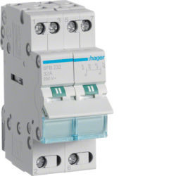 SFB232 - Inversor Modular c/ponto zero, 2P 32A HAGER EAN:3250615510884