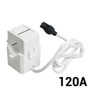 Shelly 120A - Pinça de transformador de corrente - Medidor de consumo - Suporta 110-240 V - Compatível com Shelly EM - Compatível com Alexa e Google