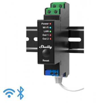 SHELLYPRO2PM - Emocionante CALHA Estruendo C/2REL ME WIFI/BT/Lan 110/240VAC 2X1