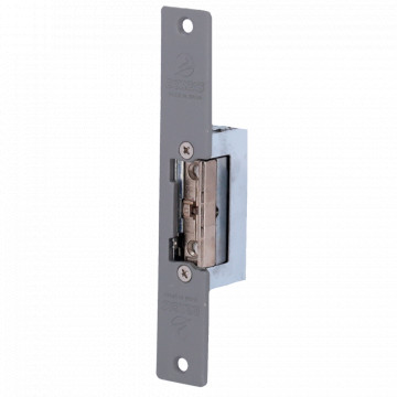 Sistema de abertura de portas eléctrico Dorcas - Instalação com grande recorte na moldura - Trinco regulável - NO Fail Secure | Até 330 kg - Fonte de alimentação CA/CC 8-12V - Memória e passagem livre