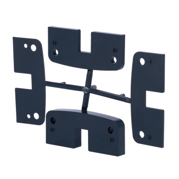 Smart Latch Bracket – Kompatibel mit WM-BOLT und WM-BOLT-WIFI – Geeignet zur Montage des Rahmenteils – Stärke: 1 mm / 2 mm / 5 mm / 10 mm – Kombinierbare Halterungen – Farbe Schwarz