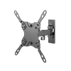 Suporte de parede com braço - Peso suportado 20 Kg - VESA 200x200 mm - Distância à parede de 60 ~ 109 mm - Inclinação -12º ~ +5º - Giro +90º ~ -90º