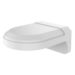 Suporte de parede - Metal - 77 (Al) x 145 (Lg) x 186.4 (Pf) mm - Carga máxima 2 kg | Peso 900 g - Adequado para câmaras tipo dome e turret - Cor branco