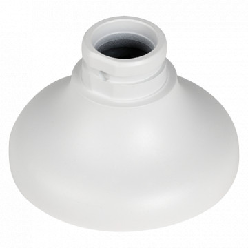 Suporte de tecto - Apto para domos - Fabricado em alumínio - 83.5 (Al) x 134.1 (Ø) mm - Passador de cabos