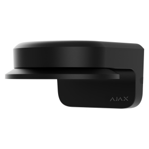 Suporte - Para câmaras Bullet, Turret e Dome Ajax - Apto para uso exterior - Instalação na parede ou num poste - Cor preta | 86 × 136 × 174 mm | 630 g