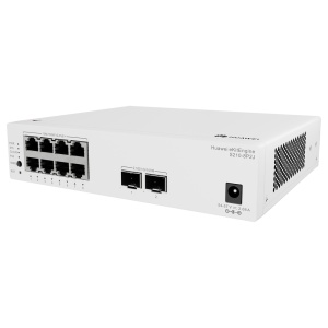 Switch PoE+ gerenciável L2 de alta potência - 8 portas Gigabit PoE+ e 2 portas SFP 2.5GE - Elevado orçamento de potência PoE de 128 W - Capacidade de comutação de 26 Gbps e 19.5 Mpps - Funcionamento totalmente silencioso, sem ventoinhas - Tecnologias Fast