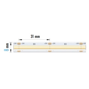 Tape LED EcoB 15W 24V 4000K IP65 5MT