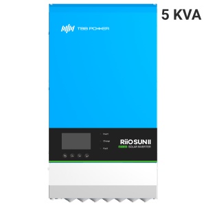 TBB All -in -Un onduleur - Power 5000W - 2 entrées MPPT - onduleur, chargeur et régulateur - Compatible avec batterie - Module de communication Wi -fi