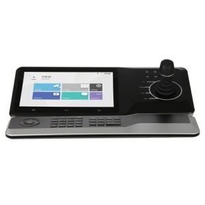 Teclado de controlo IP X-Security - Ecrã táctil LCD 10" - Conexão RS485 / RS422 / / RJ45 / RS232 - WiFi | Ethernet | USB | HDMI - Joystick 4 axis e mini teclado - Até 4 canais 4K ou 16 a 1080p